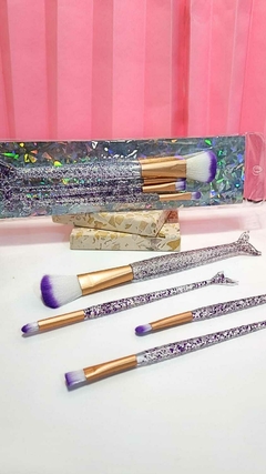 Kit pincel com glitter 4 unidades na internet