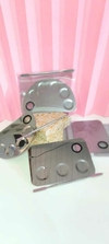 Placa + Espátula em aço inox p/ maquiagem - comprar online
