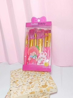 Kit Mini Pincéis Sweet beauty premium - 6un. - comprar online