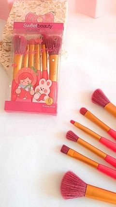 Kit Mini Pincéis Sweet beauty premium - 6un. na internet