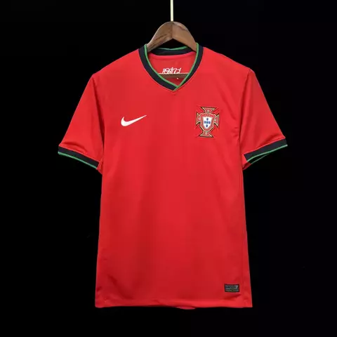 Camisa Nike Portugal I 2023/24 Torcedor Masculina - Vermelho