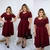 Vestido Moda Feminina Midi Tecido em Jacquard