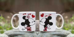 2 tazas para parejas- Minnie y Mickey