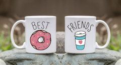 Taza ceramica para amigos
