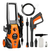 Hidrolavadora eléctrica Daewoo Eco DAX65-100 naranja de 1600W con 100bar