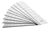 Hojas Para Cutter 25mm X 10un. Black Jack O202
