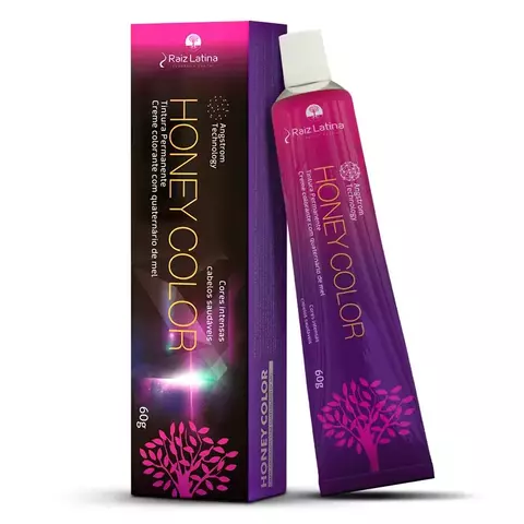 COLORAÇÃO PERMANENTE PRETO AZULADO 2.1 - HONEY COLOR 60G