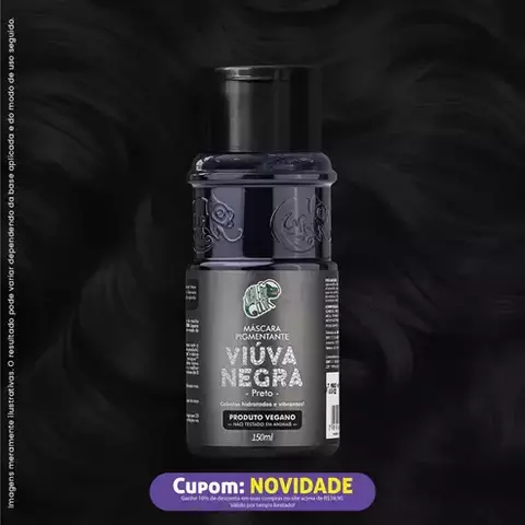 Máscara Pigmentante Kamaleão Color Viuva Negra 150ml