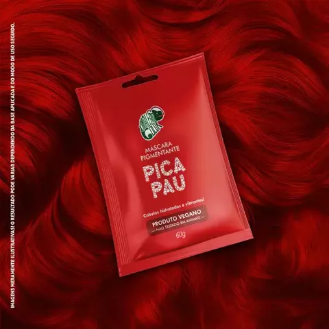 Máscara Pigmentante Pica Pau Sachê 60g