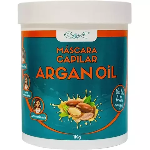 Máscara Capilar Argan Oil Restauração e Luminosidade - 1kg
