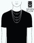 Conjunto CRUZ acero importado - tienda online