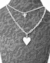 Collar LOVE KNOT doble importado en internet