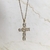 Collar de cruz estilo 1