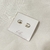 Aretes ojo zirconia