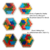 Imagem do Jogo Puzzle racha-cuca montagem peças colméia hexagonal