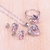 Elegância Luminosa: Conjunto de Prata e Pedras - Anel, Brinco, Pulseira e Colar para um Estilo Deslumbrante na internet