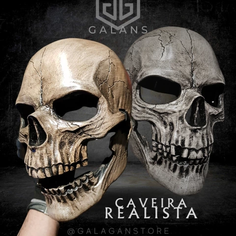 MÁSCARA CAVEIRA REALISTA - comprar online