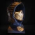 Busto Scorpion Mortal Kombat 11 Edição de Colecionador e suporte headset on internet
