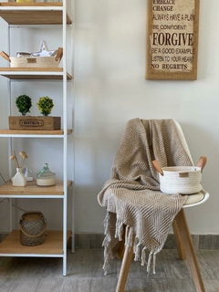 Manta Espiga beige - comprar online