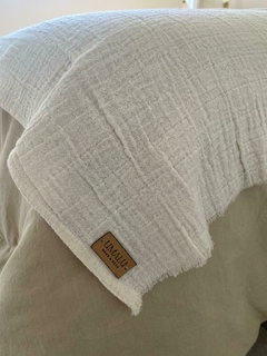 Pie de cama Gasa Crudo