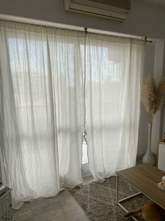Cortina de living Gasa Off White