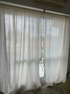 Cortina de living Gasa Off White en internet