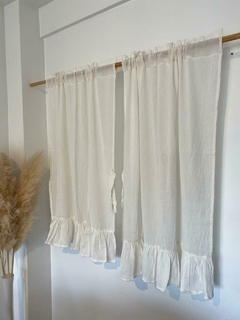 Cortinas cortas con volado - Umalu Home & Deco