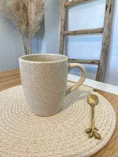 Taza cerámica jaspeada