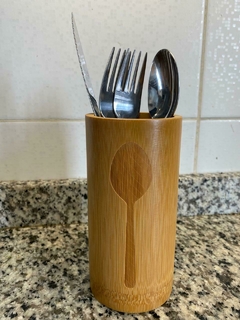 Porta cubiertos bamboo - Umalu Home & Deco