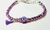 Pulsera de acero blanco, cristal de roca y micro circones