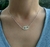 Collar tallado en acero blanco