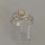 Anillo reversible con piedra y microcristales