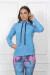 Campera Termica Celeste