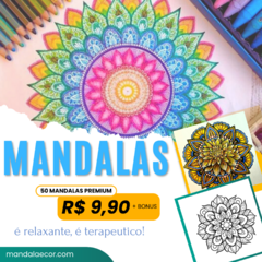 50 Mandalas Premium + Bônus