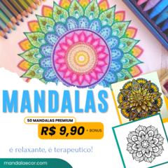 50 Mandalas Premium + Bônus na internet