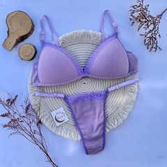 Conjunto Valentina Lila ALGODON (C-3098) - comprar online