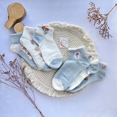 Medias soquetes amanecer CELESTE (M40) - comprar online