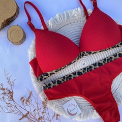 Conjunto Dina PRINT Rojo (C-3283) en internet
