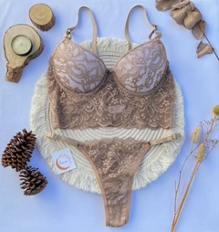Conjunto Gina Beige (C-825)