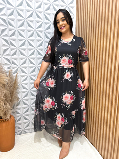 Vestido de tule/Veste PLUS SIZE