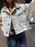 Campera jean corta intervenida - comprar online
