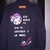 Campera Jean oversize Negra intervenida