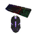 Kit Gamer Teclado Mouse USB RGB Semi Mecânico
