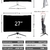 MUCAI-Monitor curvo para PC gamer, display LCD, tela de painel MVA, LED para com - khalau
