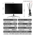MUCAI-LED Monitor para Jogos, Display LCD, Tela do Painel, Computador, Compatív - comprar online
