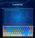 REDRAGON Fizz K617 RGB Mini USB Teclado Com Fio Teclado Gaming Mecânico Interru - loja online