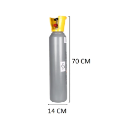 Cilindro Co2 1 mt3 con tulipa - comprar online
