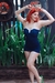 Maiô Vintage Pin-Up Navy