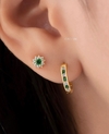 18k gold earrings