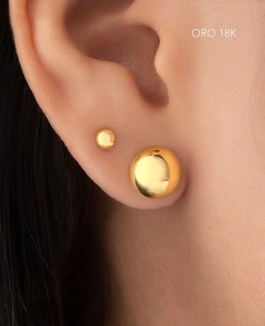 18k gold earrings